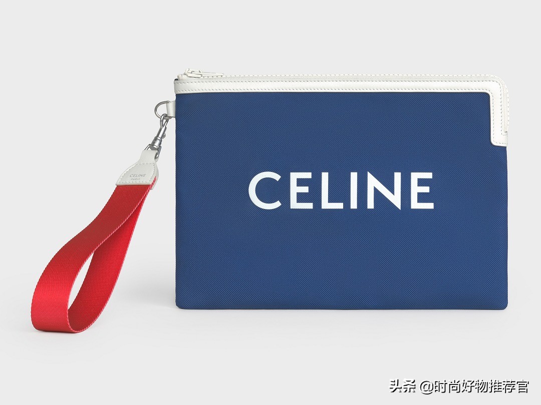 celine标志印花横款手袋,celine新款牛皮革手袋
