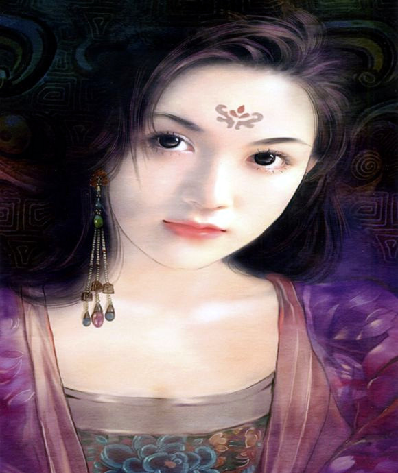 红颜如玉---德珍彩绘经典美女画