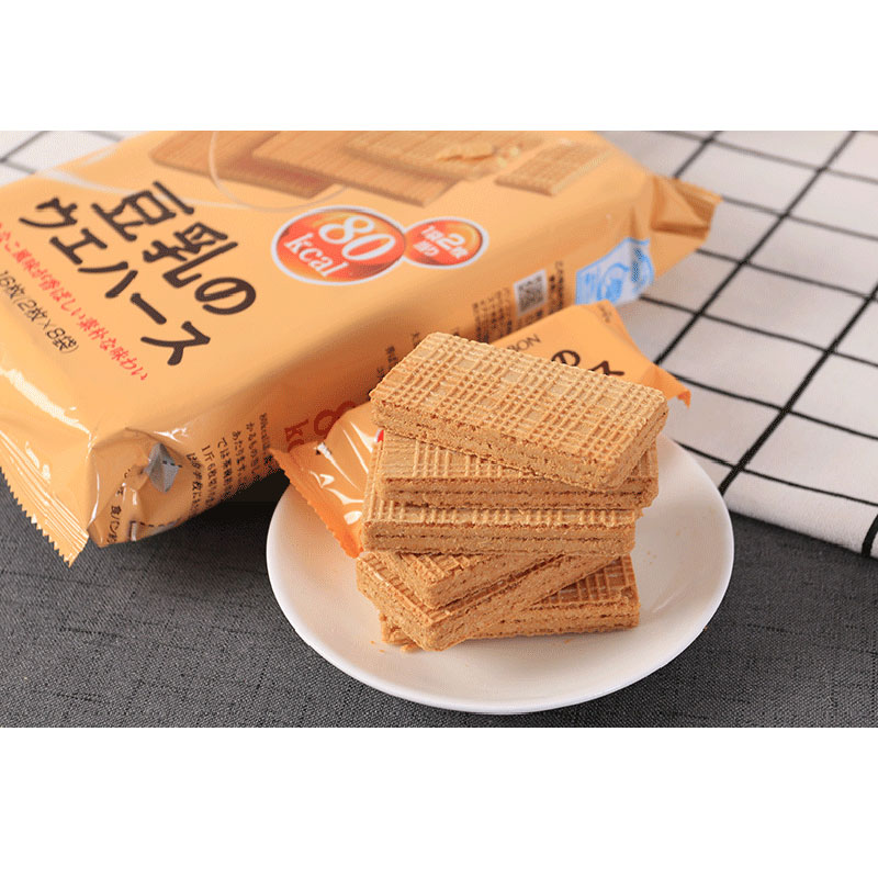 bourbon豆乳威化饼,日本风味豆乳威化饼干