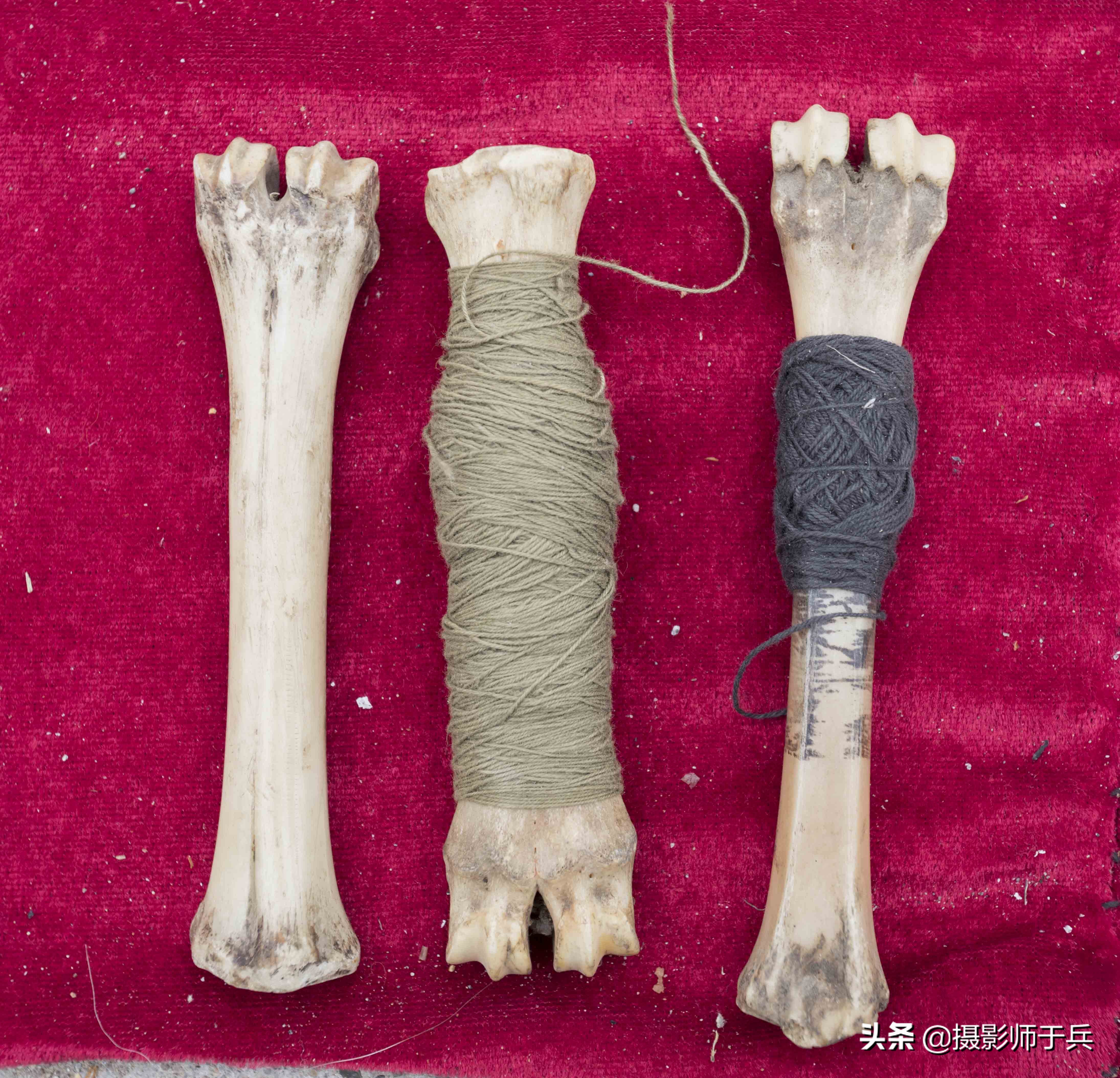 绥化安达二手市场惊现千年猛犸象骨头制作的宝剑