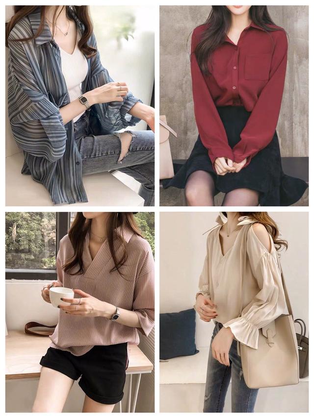 韩货文艺范衬衫,便宜又好的秋冬格子衬衫分享