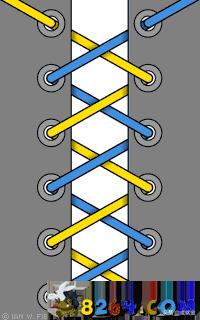 鞋带系起来不好看,鞋带系法不掉教程