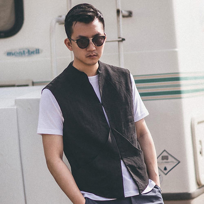 秋季马甲怎么搭配男,初秋最潮搭配马甲裙穿搭技巧