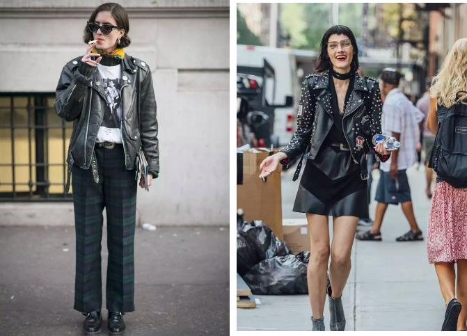 穿上小皮衣，我就是整个办公室最时髦的姑娘！