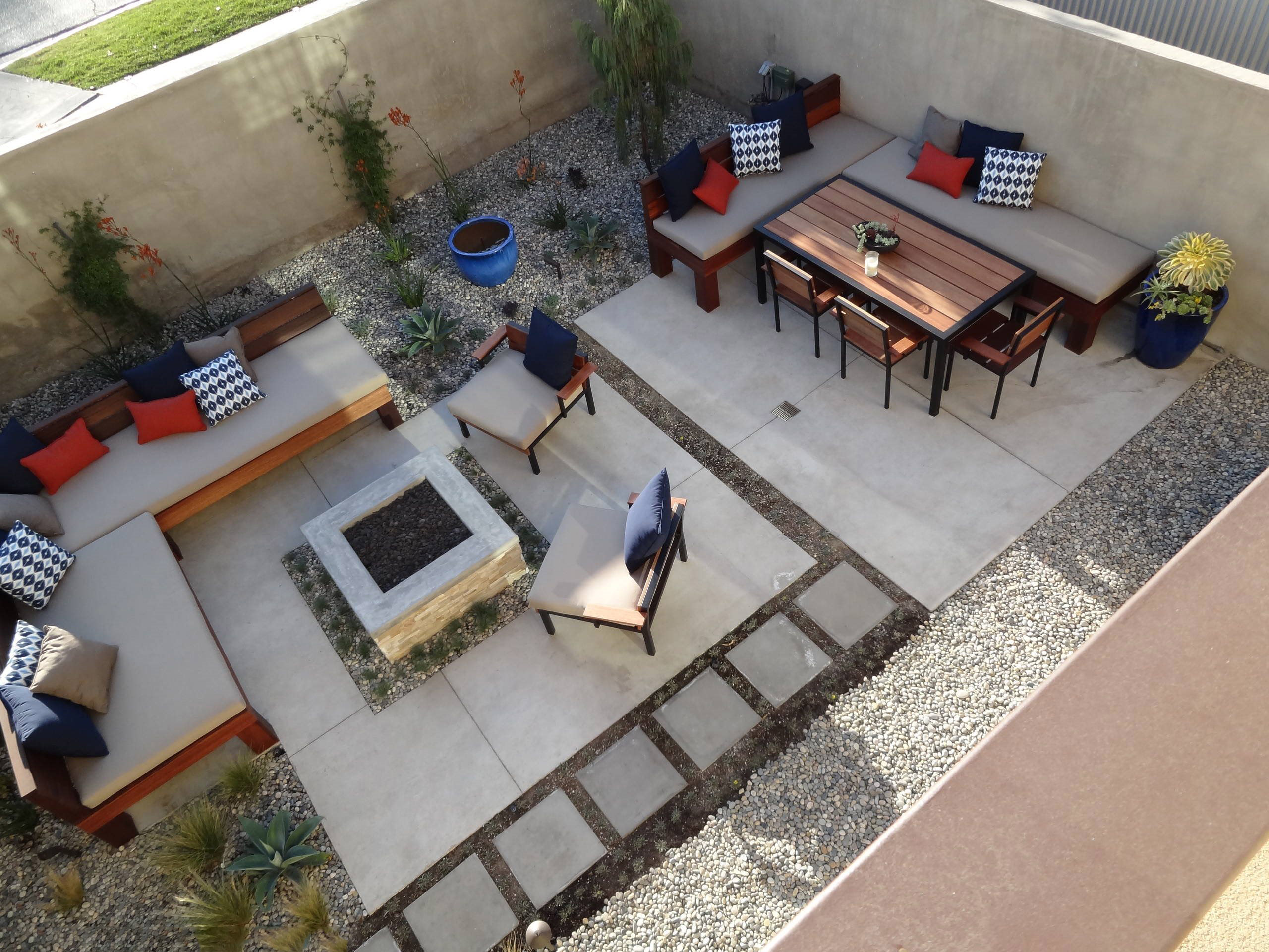 庭院石板如何铺,1.2米庭院路石板铺设效果图