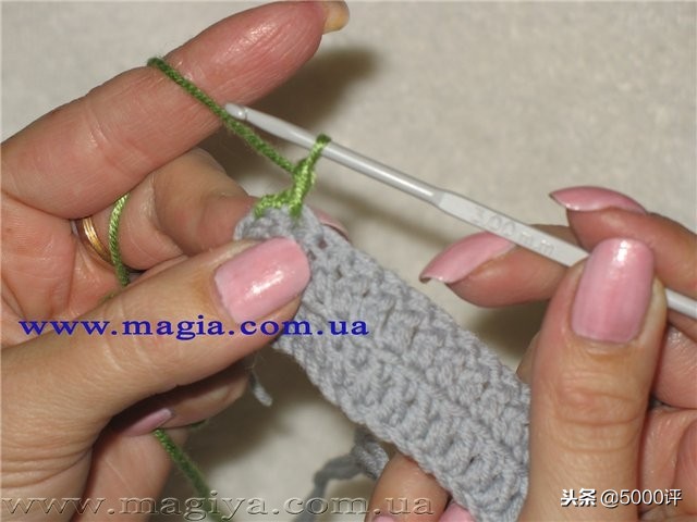 倒钩短针收边,倒钩针收边的视频教程