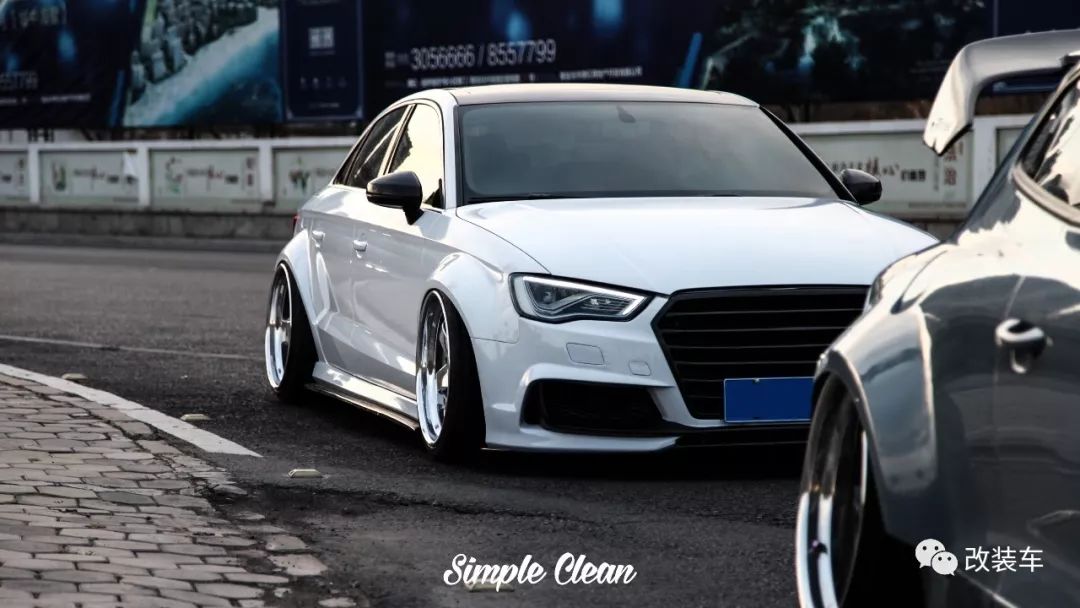 奥迪a3改碳纤维车身,奥迪a3时尚运动版改装s3外观