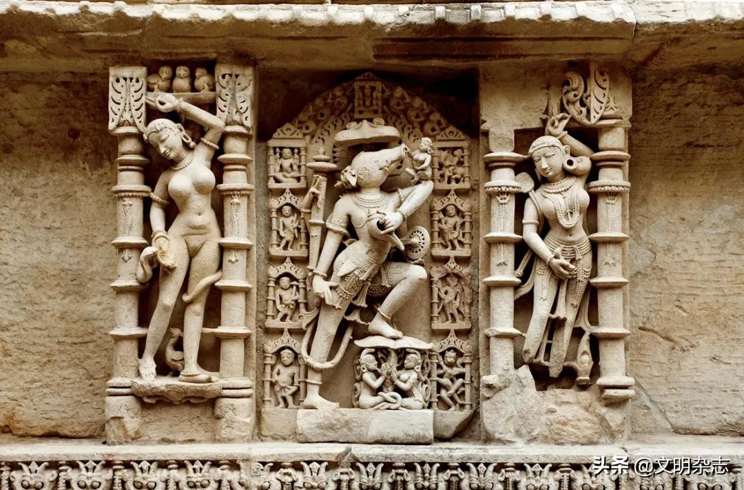 印度王后井地宫图片,印度王后井建筑图片