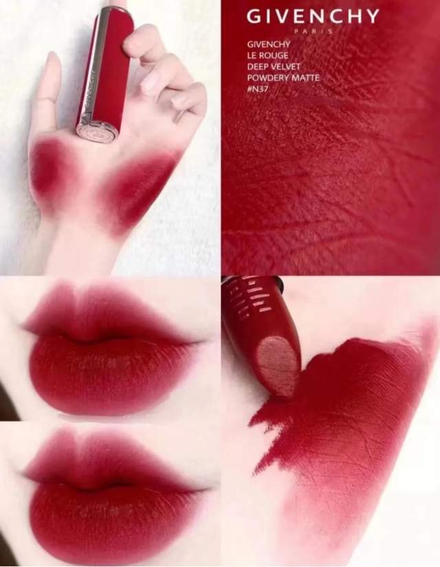 纪梵希口红全色号试色,纪梵希裸色系口红色号推荐