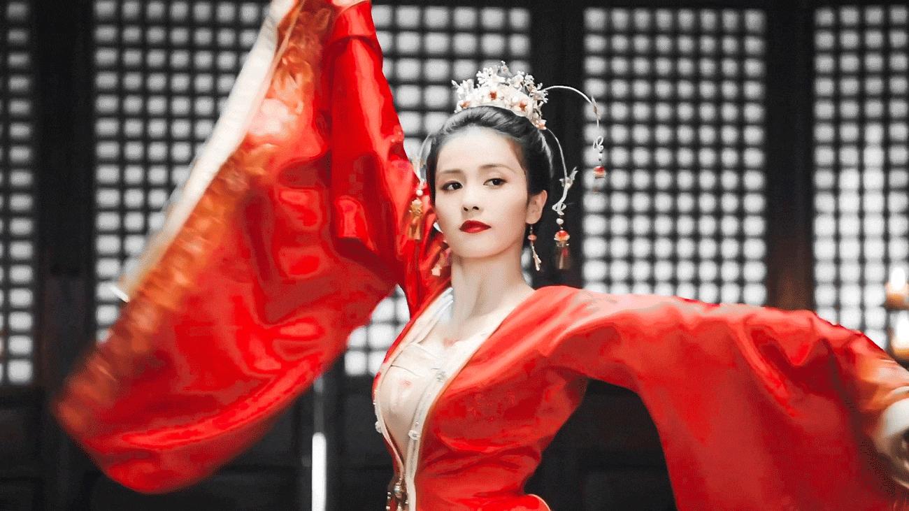 有齐刘海的古装编发,无刘海古装发型编发