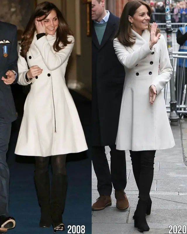 凯特全身红裙穿搭,凯特最新着装