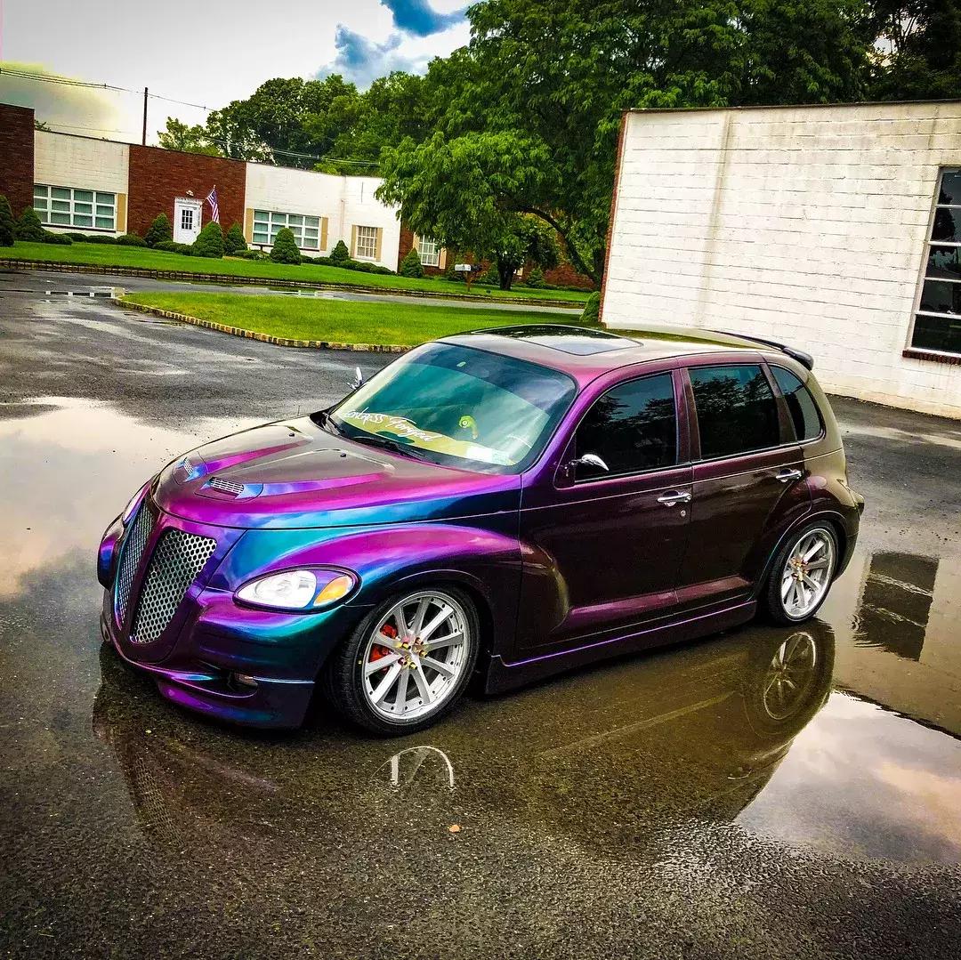 小众车型改装起来也疯狂，来看“外星来客”克莱斯勒PT漫步者改装