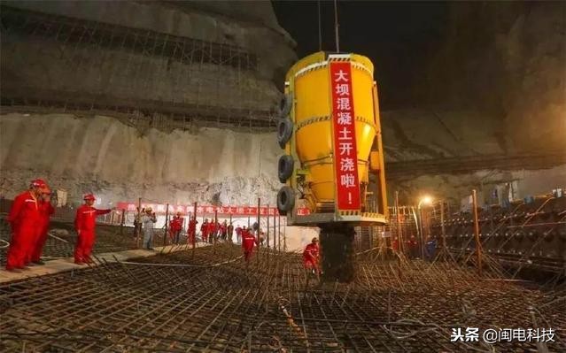 乌东德水电站大坝主体工程,乌东德大坝照片