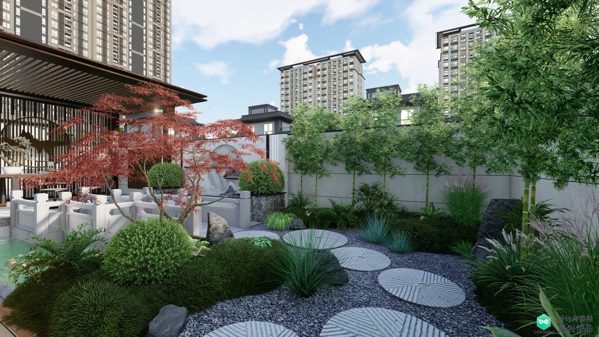 改造新中式极简轻奢风格小院,新中式小院设计实景图100例