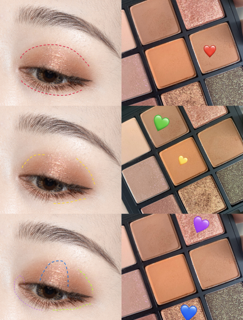 3ce眼影dearnude和smoother对比,3ce最好用最日常的眼影盘