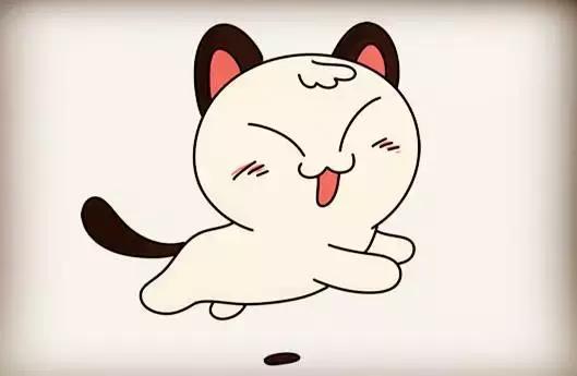 萌萌哒小猫咪简笔画,超萌小猫咪简笔画