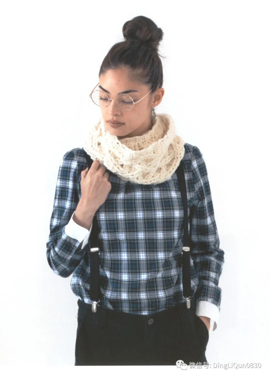 2020年冬季帽子的钩编教程,喜庆帽子围巾钩编