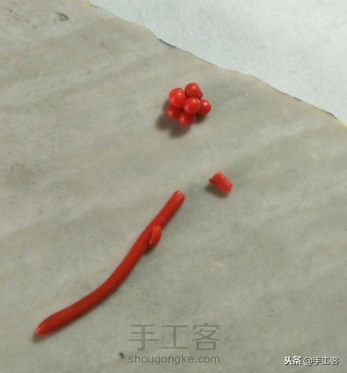 圣诞软陶教程,软陶简单花朵教程图片