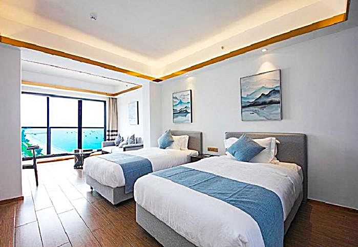 巽寮湾德泽园酒店沙滩,惠州巽寮湾出门就是海滩的酒店