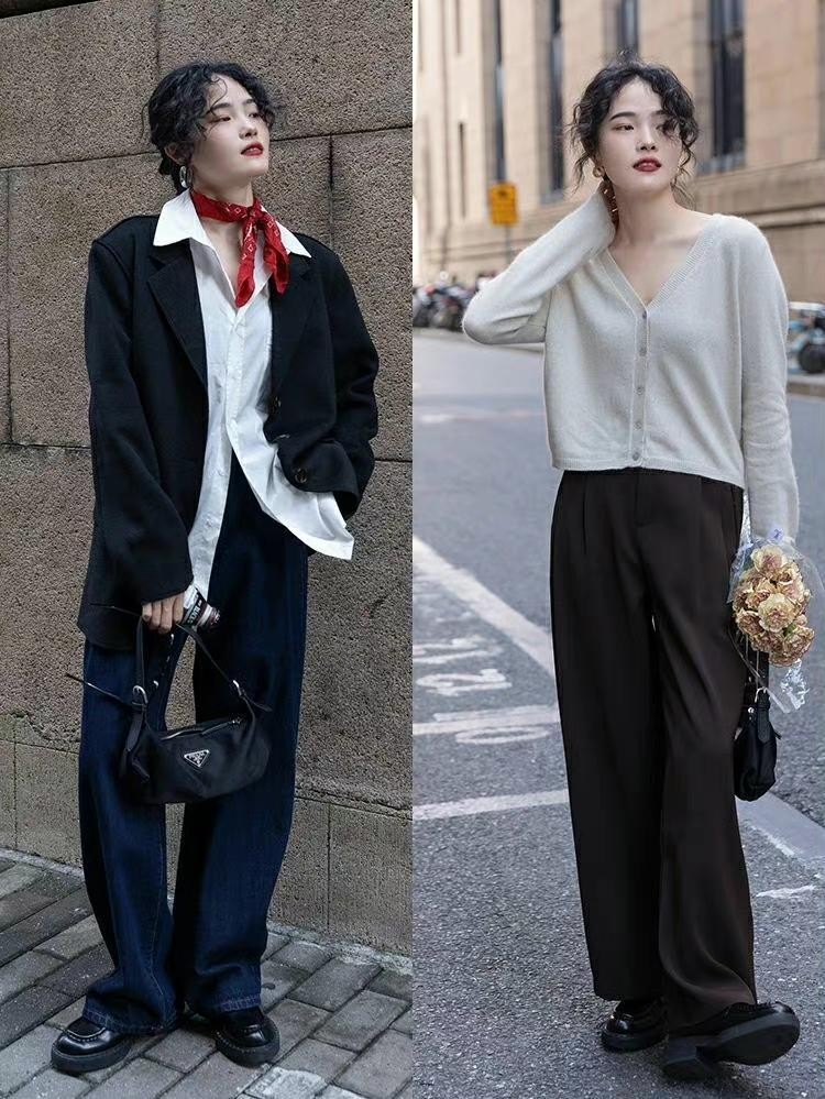 秋天流行一种穿法叫“叠穿”，韩系简约穿搭，营造穿衣层次感