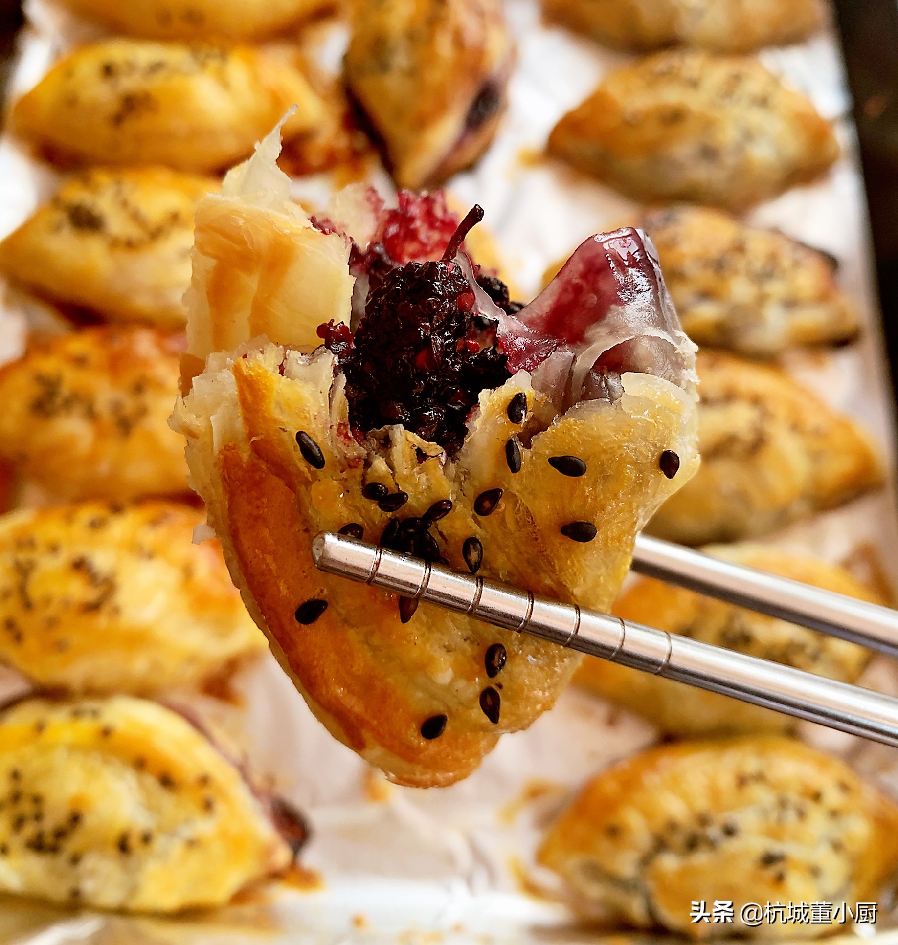 桑葚派蛋挞皮,美味的桑葚蛋挞