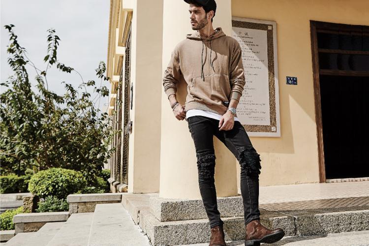 切尔西高筒靴男生,偷穿女朋友的鞋子