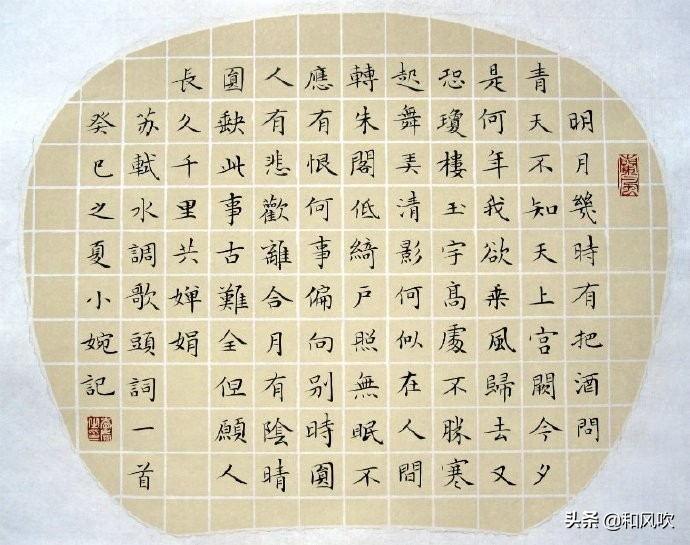 她的小楷精妙可人，功力非凡，网友：甩中书协大佬几条街