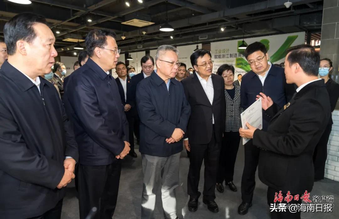 率团在浙江学习考察时,沈晓明强调了四个“对标学习”