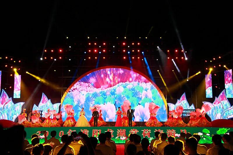 淮阳龙湖风景区荷花盛开,淮阳荷花风景区