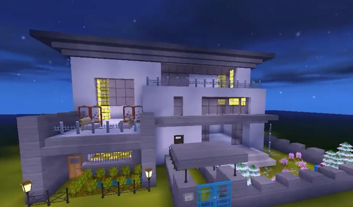 迷你世界简单的现代别墅教程,迷你世界的别墅简单又好看
