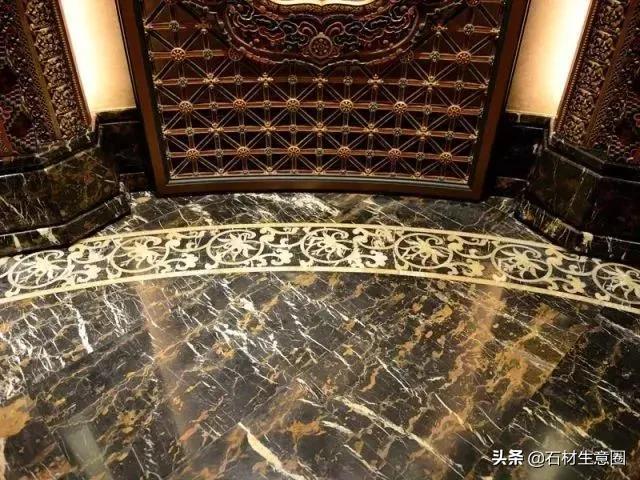 黑色大理石轻奢装修效果,黑色系大理石