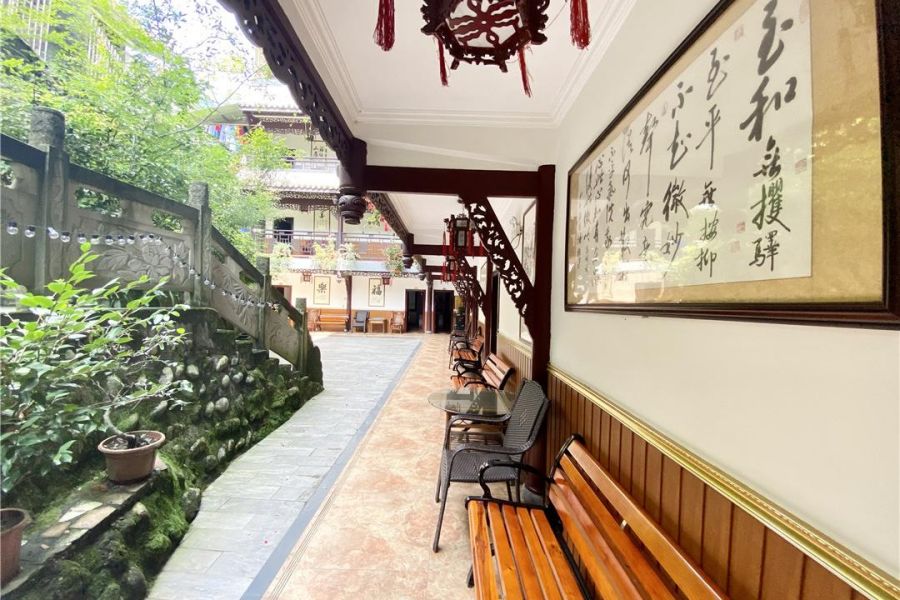 四川都江堰徽派别墅,都江堰精致酒店