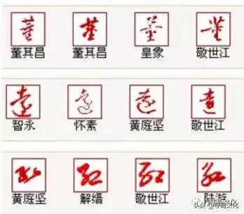 董字小篆体,中国百家姓董字艺术签名视频教学