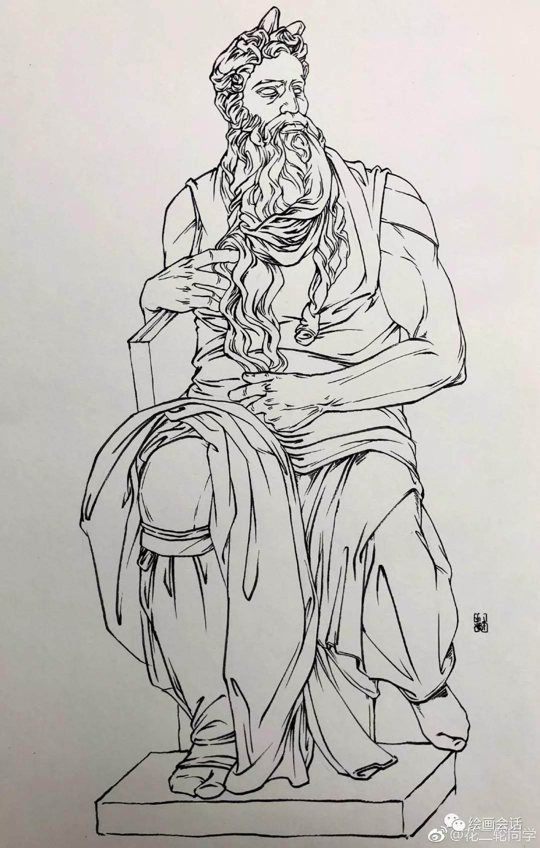 简单钢笔山水速写临摹图片,钢笔速写临摹推荐