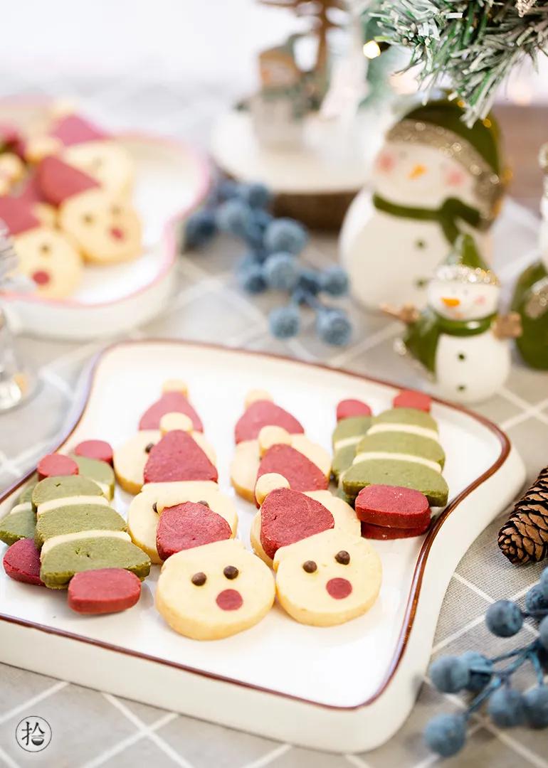 超简单的圣诞曲奇,萌萌的小饼干