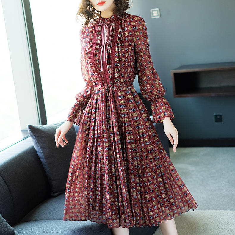 早秋新款女装40岁女人穿搭裙子,早秋40岁气质女人穿搭