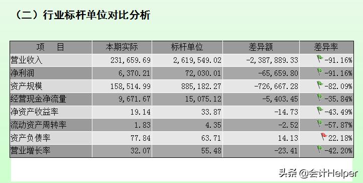 财务报表分析报告2020年,最新企业年度财务分析报告word