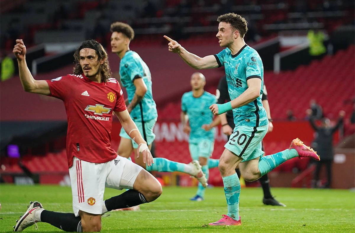 克洛普执教利物浦输掉4场双红会,曼联3比6惨败曼城全场录播