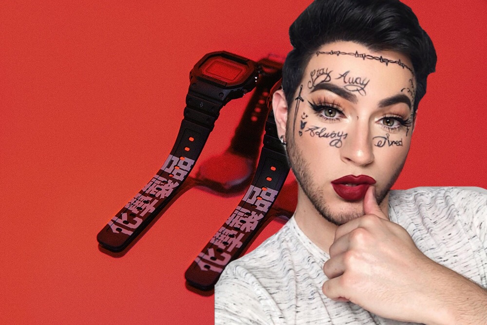 妖艳络腮胡Manny魅力无边！G-shockx化學製品方程式，也太酷了