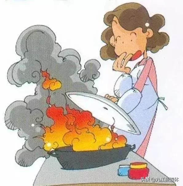 居民家中液化气罐喷火江西消防,九江庐山煤气罐喷火