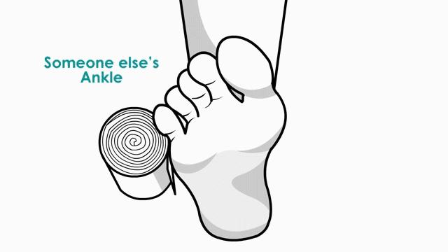 崴脚了用什么加压包扎,打篮球崴脚加压包扎