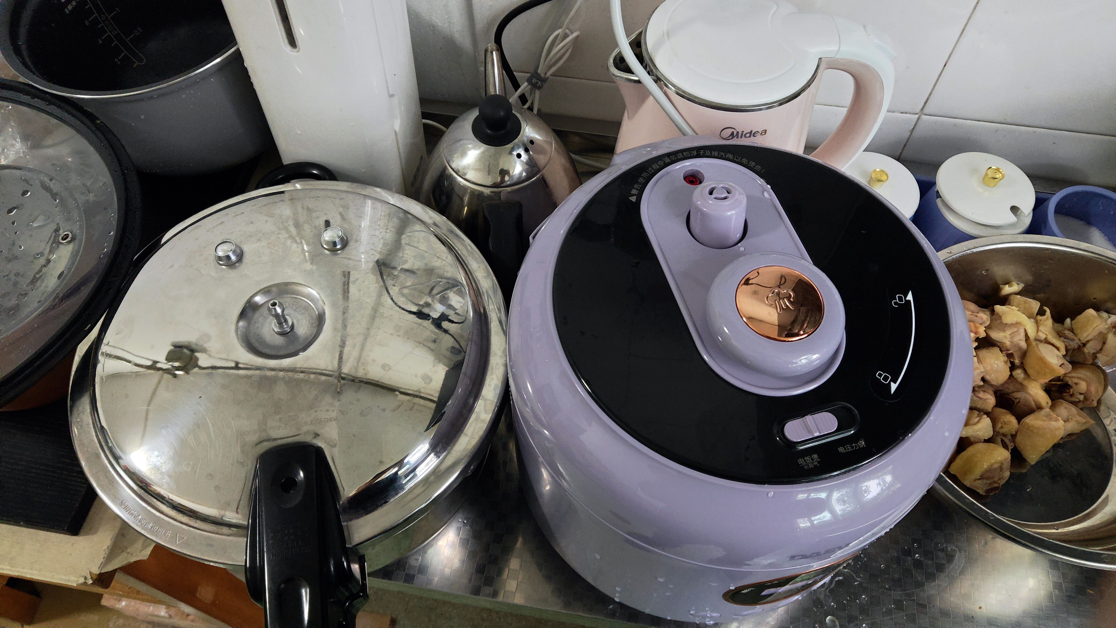 大宇电压力锅怎么开盖煮,大宇小型电压力锅测评