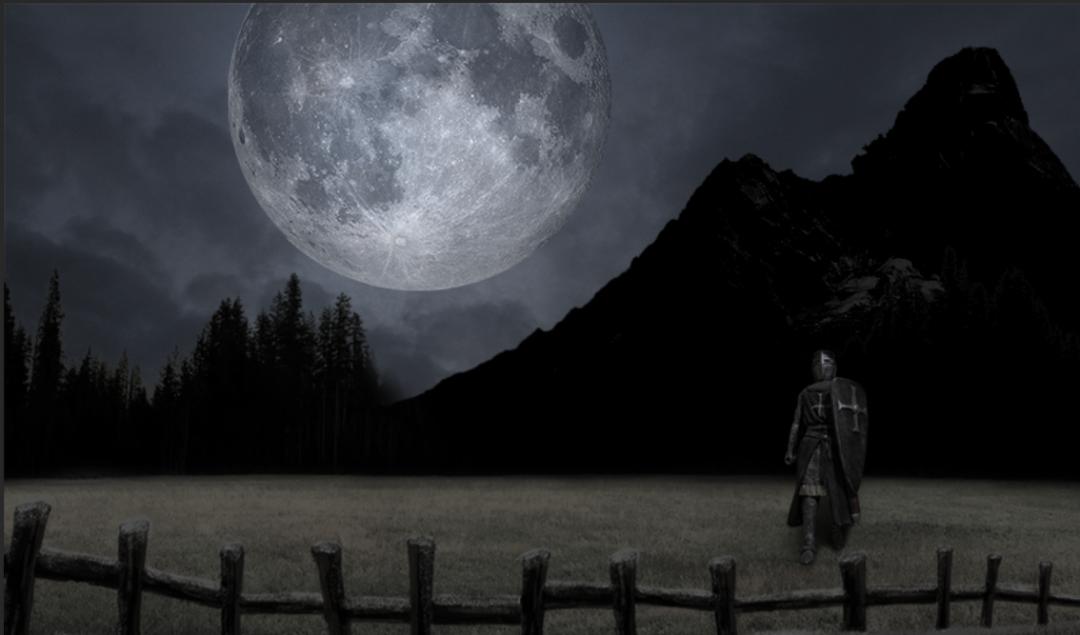 ps游戏角色场景合成教程,教你用ps合成创意战场