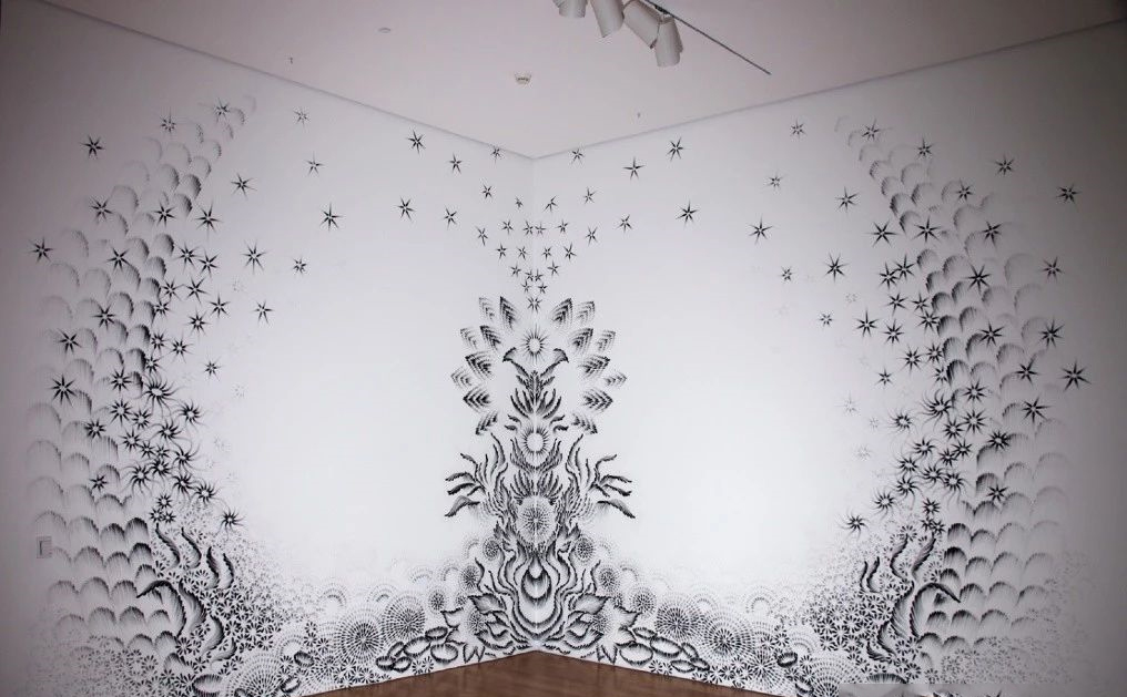 老奶奶绘画出神入化,老奶奶画渐变画