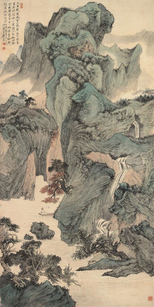 郑午昌书法真迹欣赏,郑午昌花鸟图100幅