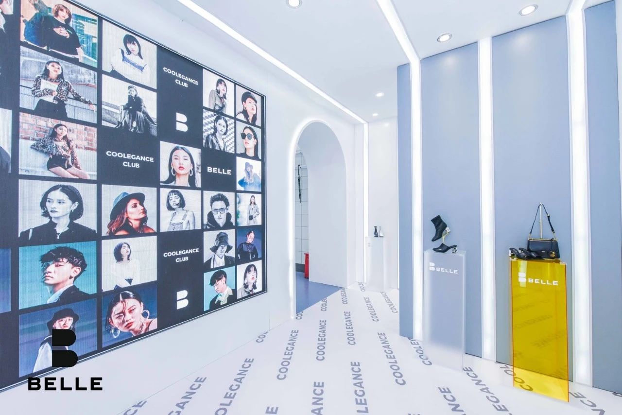 百丽鞋子的logo,百丽新品广告图片