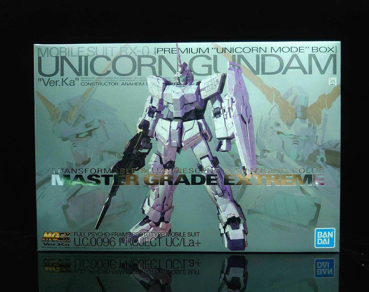 mgex独角兽高达测评,万代限定重炮高达mg开箱