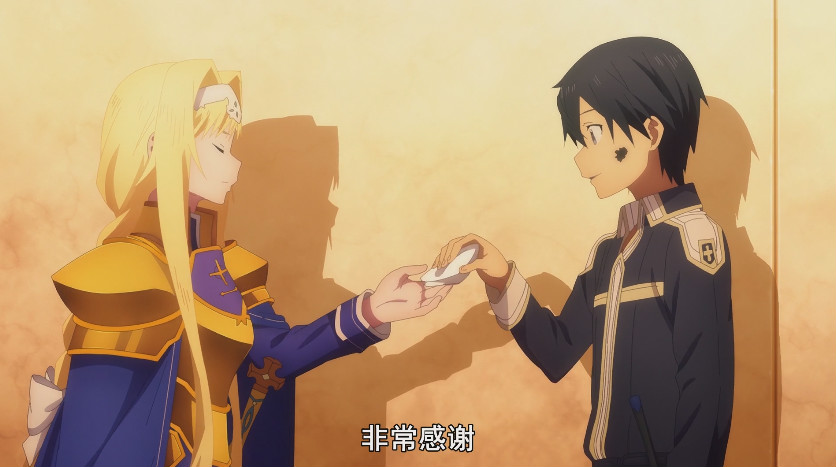 刀剑神域第17话：桐人爱丽丝借着夕阳撒狗粮，优吉欧遭遇骑士长！