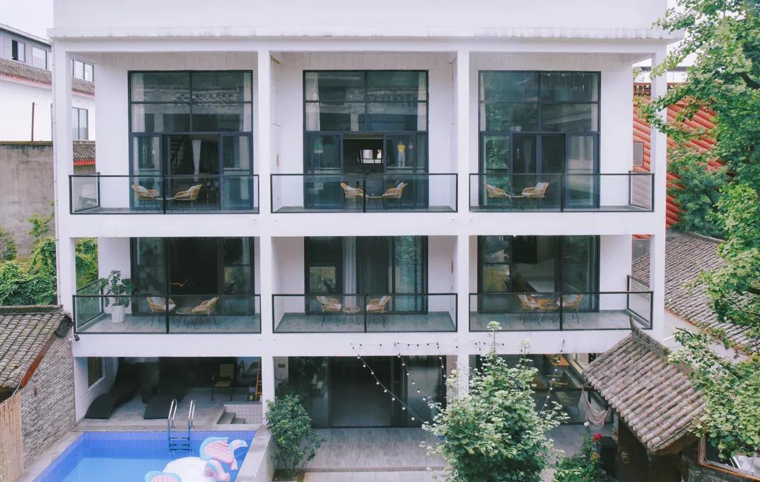 崇州温泉独栋民宿,崇州云来小院