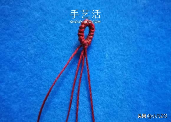 心形中国结编法图解,儿童中国结编法图解